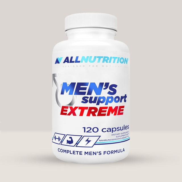 Imagine cu suplimentul alimentar Men's Support Extreme de la ALLNUTRITION, 120 de capsule.