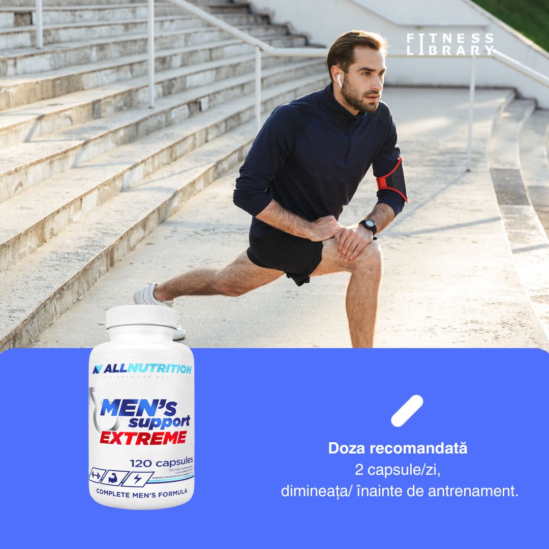 Deblochează-ți potențialul masculin. Men's Support Extreme: energie, vitalitate, performanță maximă.