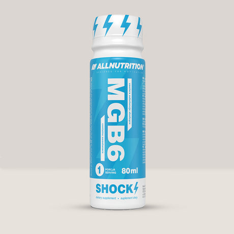 Energie instant cu MGB6 Shock Shot! Magneziu și vitamine B pentru vitalitate și performanță maximă.
