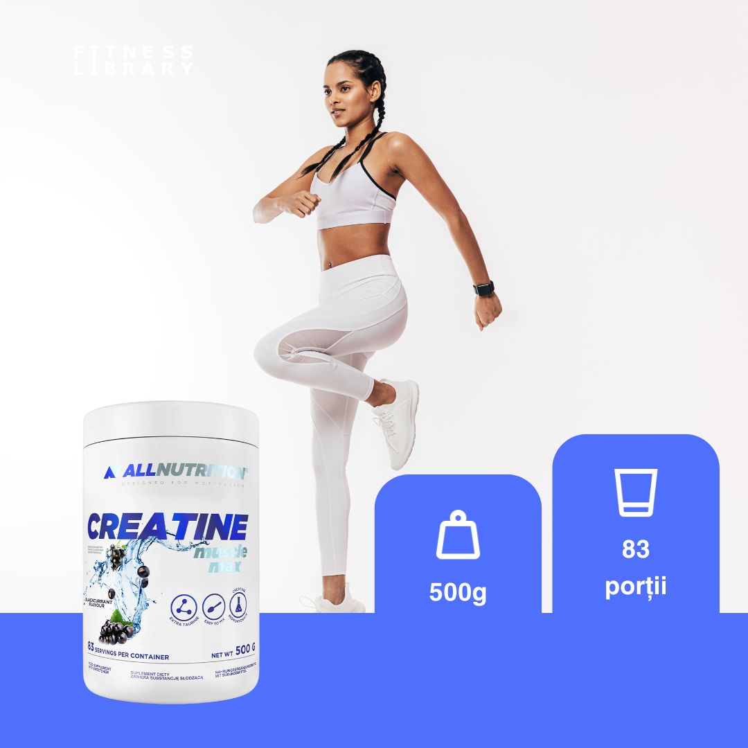 Creatină Muscle Max: Forță, rezistență, performanță maximă.