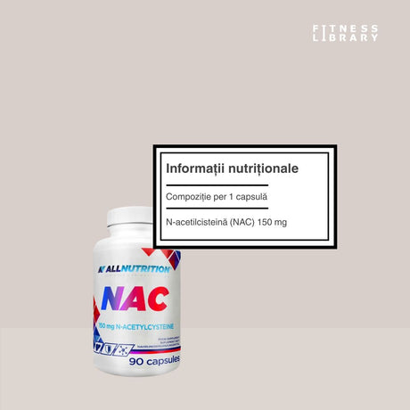 NAC ALLNUTRITION: Putere antioxidantă pentru vitalitate și bunăstare.