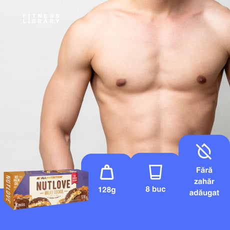 Fursecuri Nutlove: Răsfăț gourmet fără zahăr, cu caramel, alune și cocos, pentru un plus de energie în stilul tău activ.