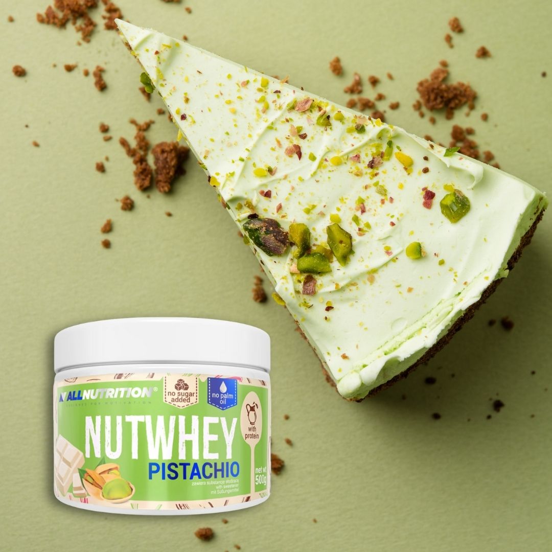 Cremă proteică Nutwhey Fistic: Deliciu sănătos pentru obiectivele tale fitness.