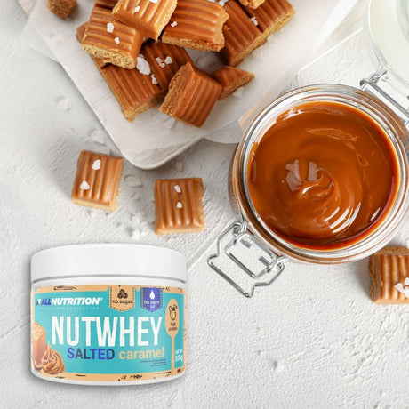 Proteină Nutwhey Caramel Sărat: Gust decadent, rezultate maxime.