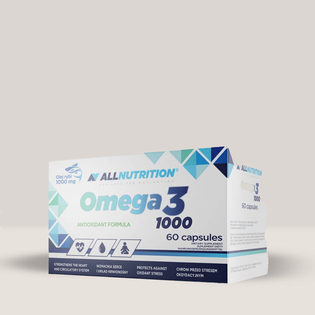 Omega 3 ALLNUTRITION: Minte clară, inimă puternică, viziune limpede.