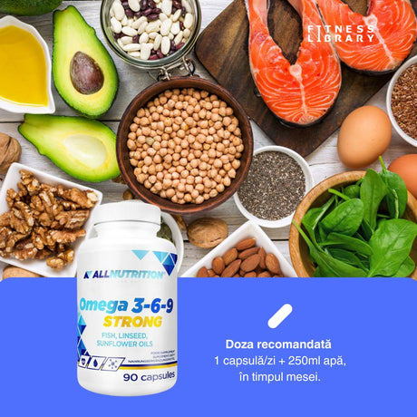 Omega 3-6-9: Minte ageră, corp vibrant, inimă puternică. Trăiește la maximum!