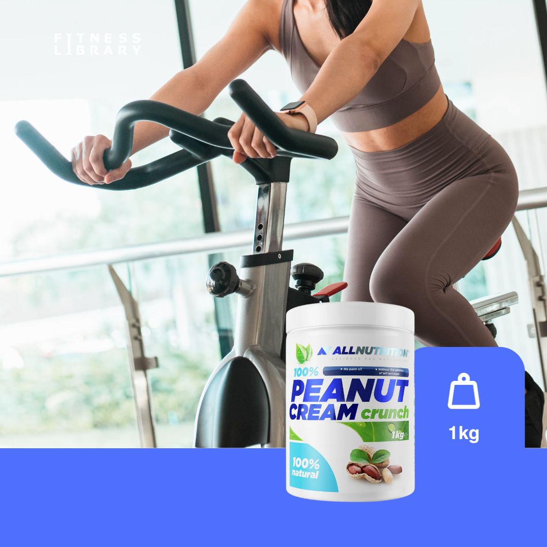 Energie naturală cu unt de arahide crocant AllNutrition. Puritate absolută.