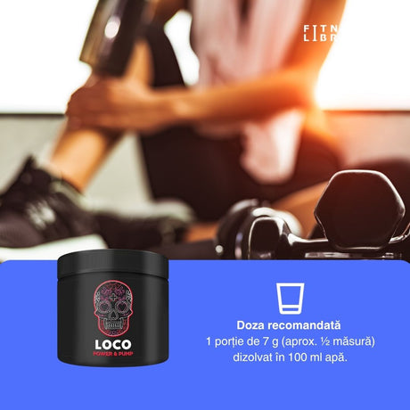Putere amplificată și pompare intensă, fără stimulanți. Descoperă LOCO Power & Pump Complex.