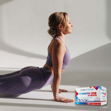 Digestie impecabilă și vitalitate radiantă cu Probiotic 100 Ultimate de la ALLNUTRITION. 60 de miliarde CFU.