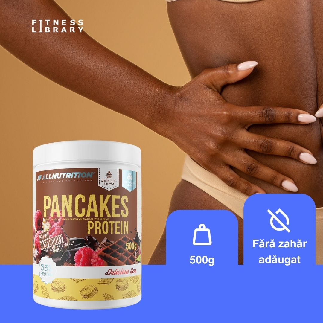 Clătite proteice ALLNUTRITION: Start energic și sănătos pentru o zi puternică.