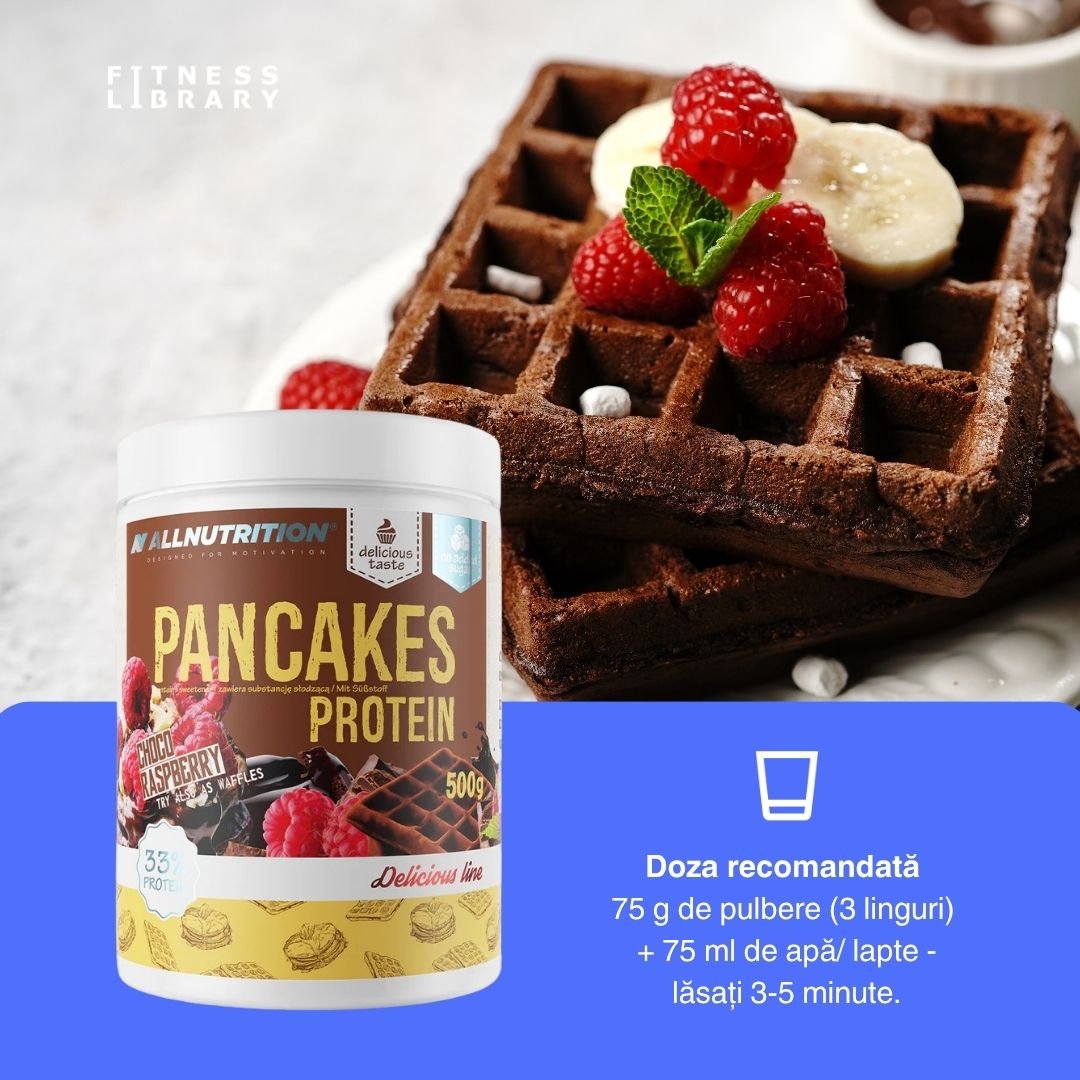 Clătite proteice AllNutrition: Energie, savoare și un corp sculptat.