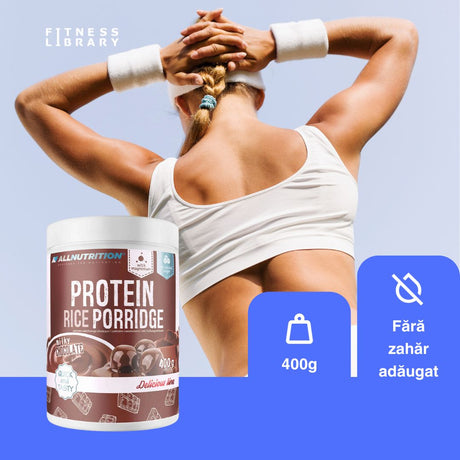 Terci proteic orez ALLNUTRITION: Recuperare rapidă și energie pentru corp și minte. Gust rafinat, performanță garantată.