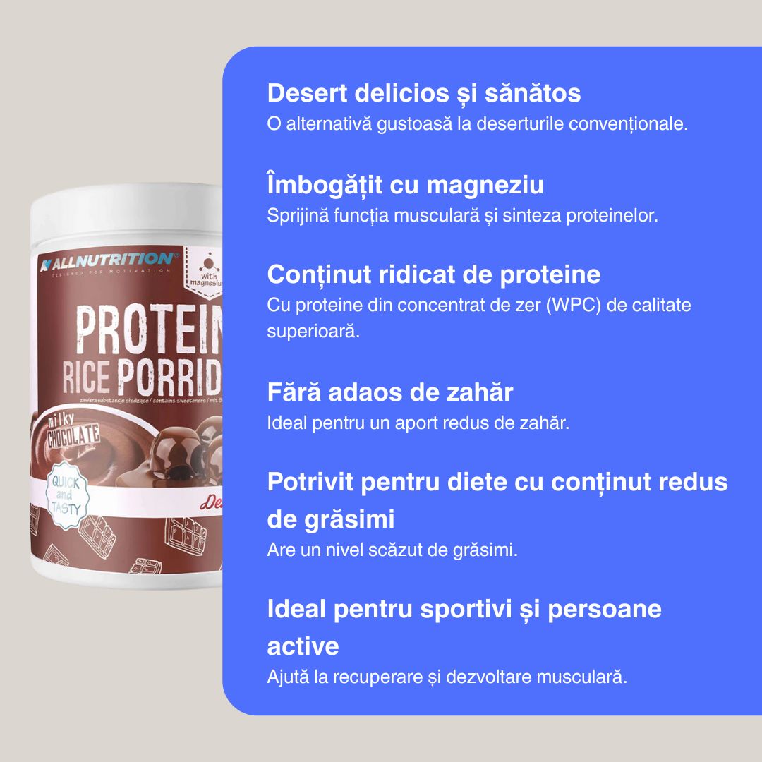 Terci proteic ALLNUTRITION: Recuperare rapidă și performanță maximă după efort.