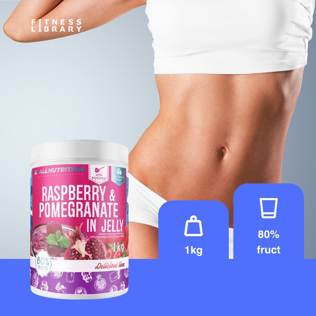 Gem artizanal zmeură & rodie. 80% fructe, fără zahăr adăugat. Savurează dulceața naturii!