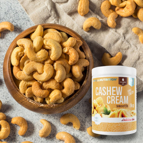 Energie pură din caju! Crema ALLNUTRITION 100% naturală, pentru vitalitate și bunăstare de durată. Gust autentic, stil de viață echilibrat.