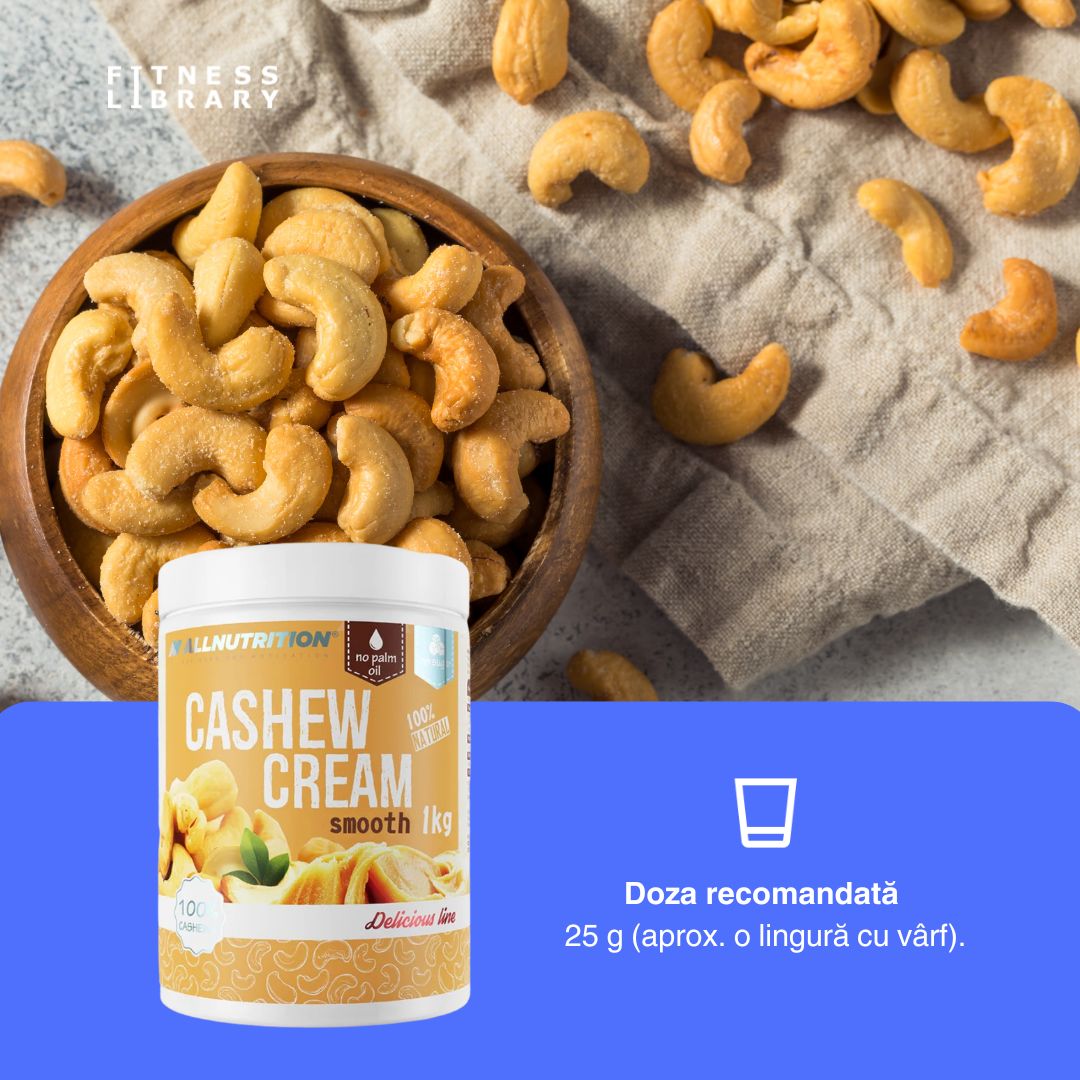 Energie pură din caju! 100 de porții AllNutrition pentru corp și minte.