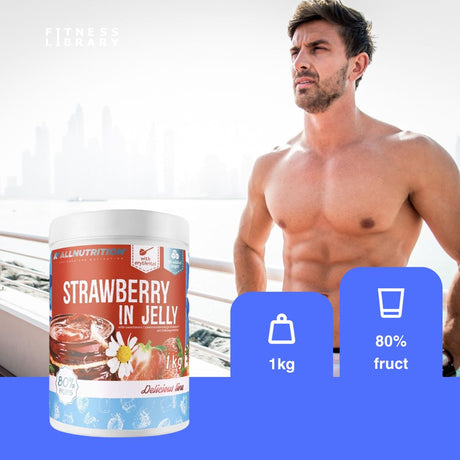 Gem de căpșuni 80% fructe, fără zahăr adăugat. Savurează gustul verii!