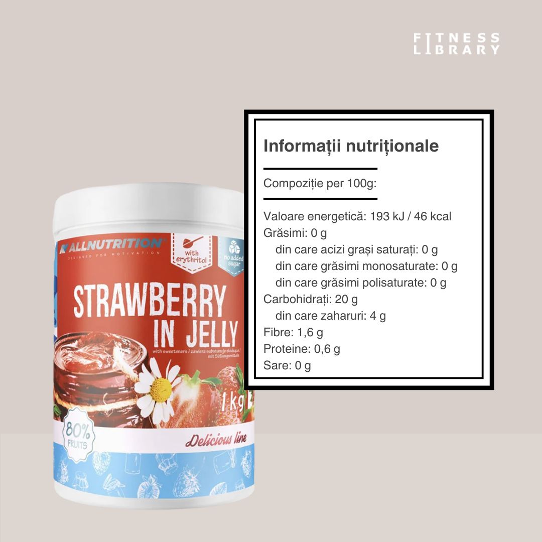 Dulceață pură de căpșuni coapte (80% fructe, fără zahăr adăugat). Relaxare desăvârșită.