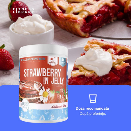 Gem de căpșuni 80% fructe, fără zahăr adăugat. Răsfăț delicat, aromă intensă, textură catifelată. Indulgență fără compromisuri.