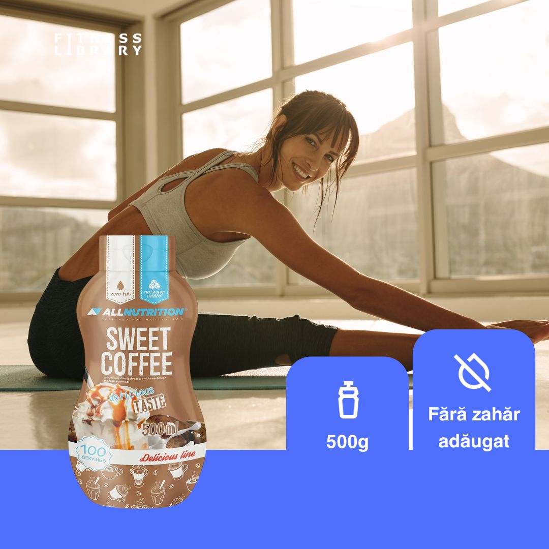 Savoare intensă de cafea, fără zahăr și calorii! 100 de porții de răsfăț cu sosul AllNutrition.