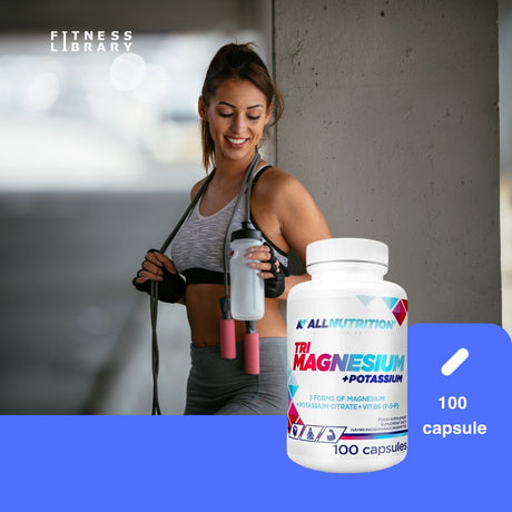 Energie vibrantă și claritate mentală cu Tri Magnesium + Potassium de la ALLNUTRITION. Performanță optimă, zi de zi.