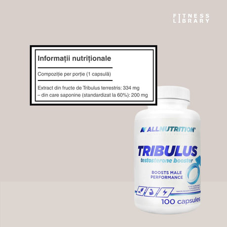 Tribulus Terrestris ALLNUTRITION: Energie vibrantă, performanță maximă, vitalitate deplină.
