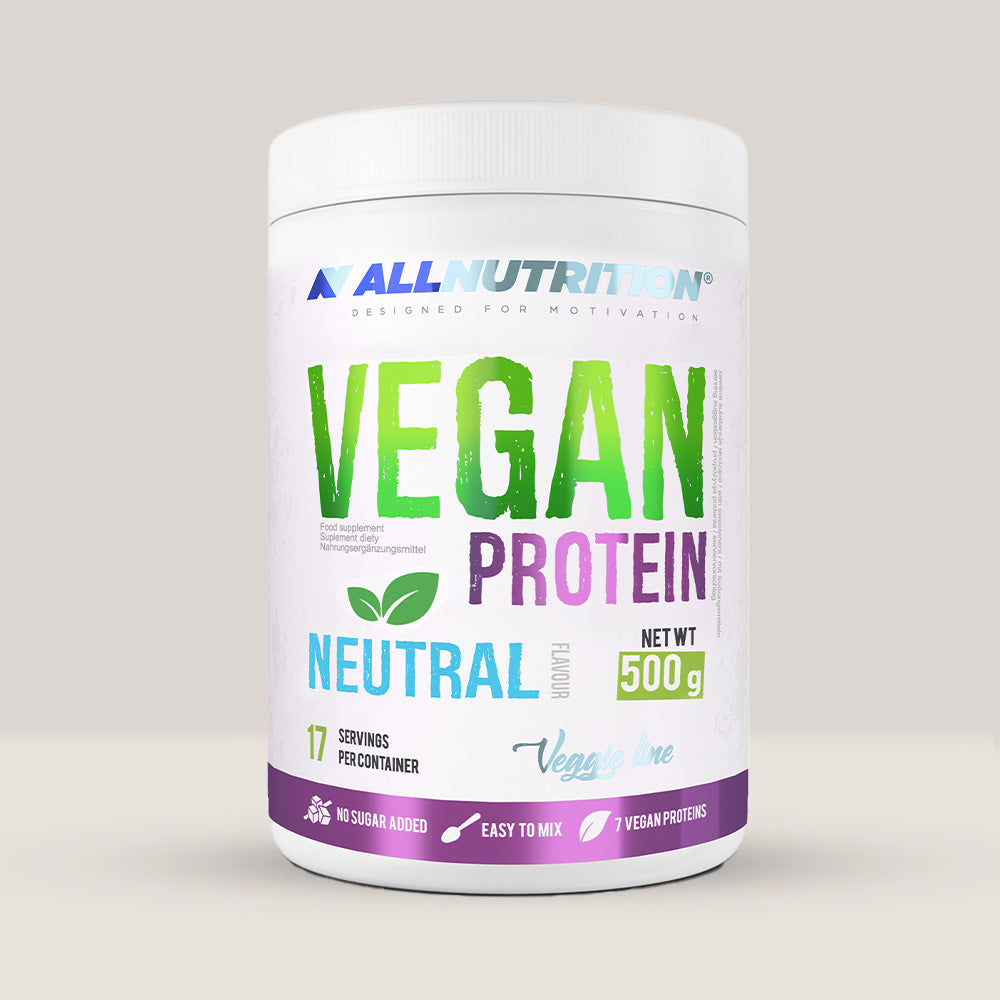 Imagine cu proteina vegetală Vegan Pea Protein de la ALLNUTRITION, 500g, 17 serviri.