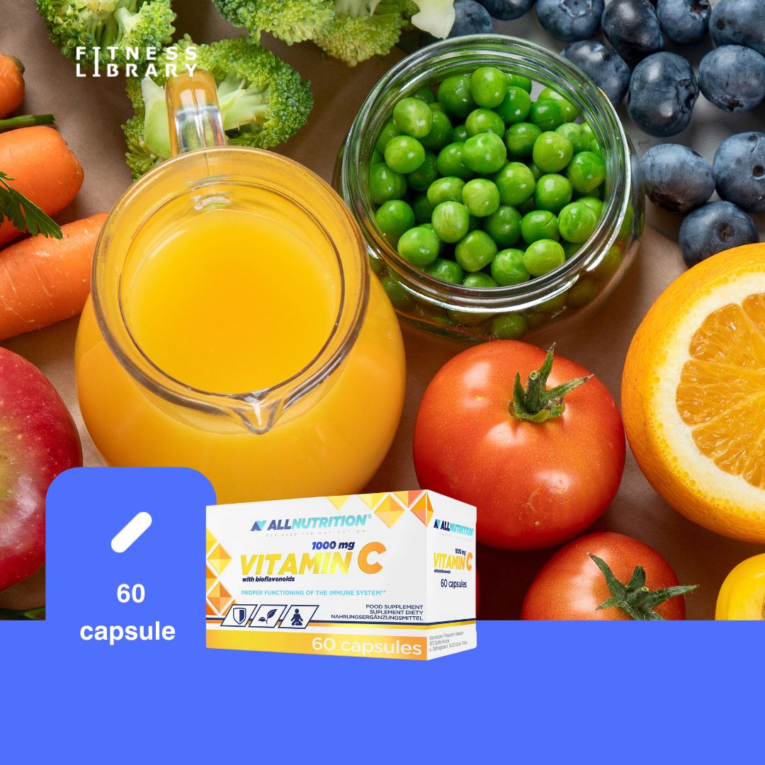 Imunitate de fier și energie radiantă cu Vitamina C ALLNUTRITION și bioflavonoide.