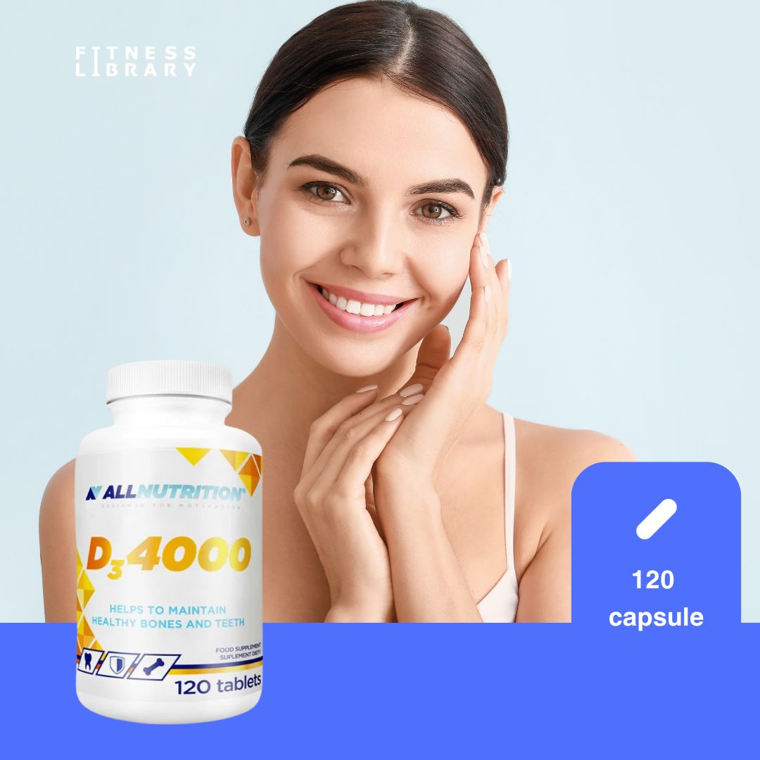 Imunitate puternică și oase sănătoase cu Vitamina D3 ALLNUTRITION.  Vitalitate în fiecare mișcare.