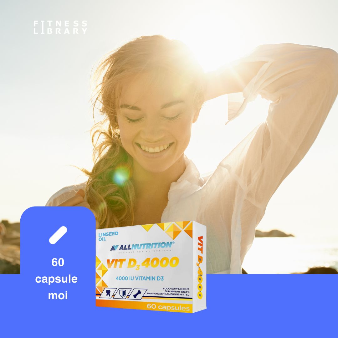 Vitamina D3 ALLNUTRITION: Oase puternice, imunitate solidă, vitalitate radiantă.