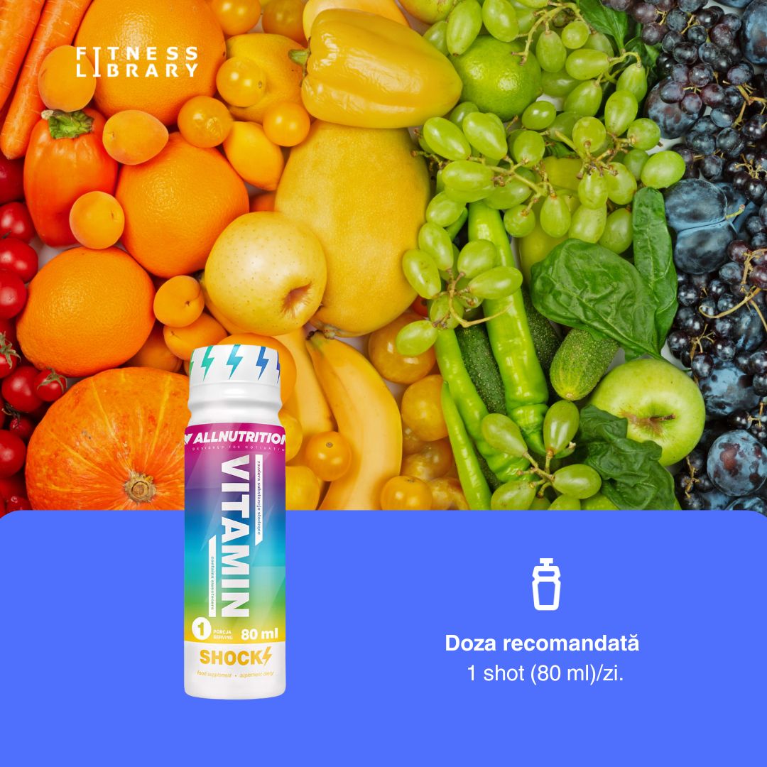 Energie pură pentru performanță de vârf! Vitamin Shock Shot - vitalitate zilnică de la ALLNUTRITION.