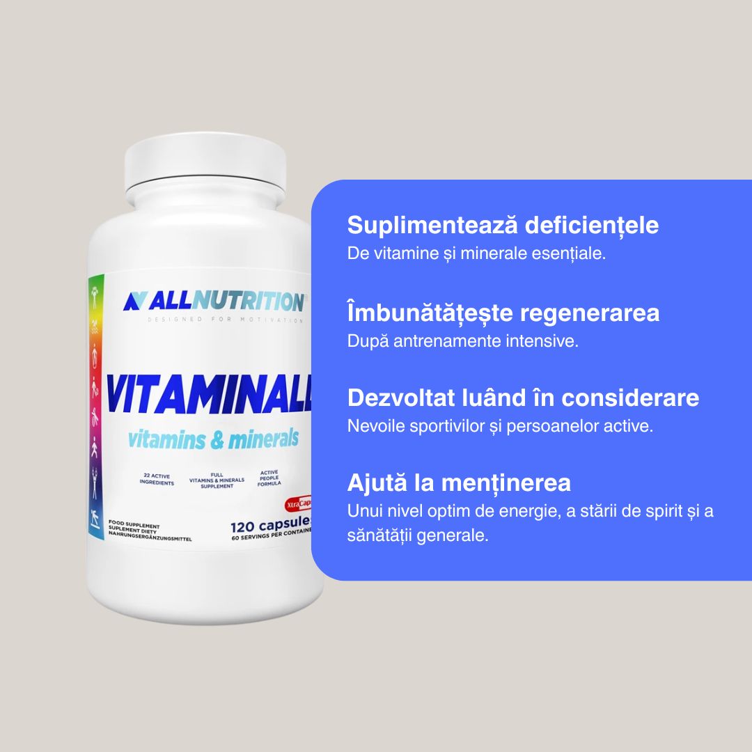VitaminALL: Energie vibrantă și performanță optimă, zilnic.