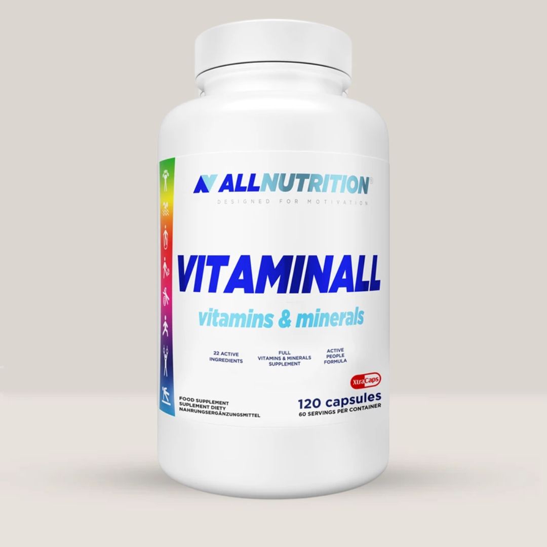 VitaminALL: Energie vibrantă și regenerare rapidă după antrenament. Performanță maximă, zilnic.