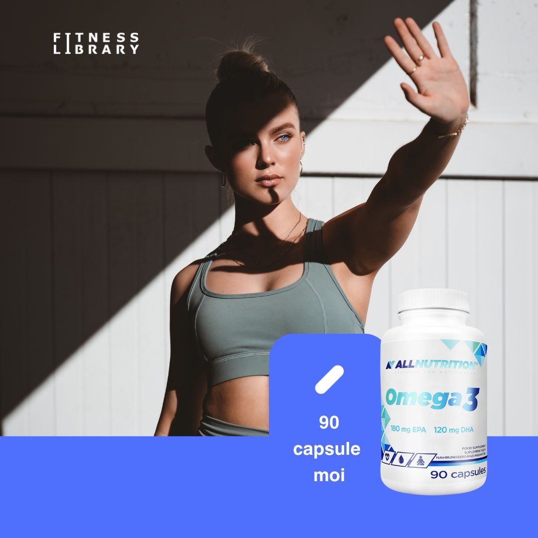Claritate mentală și energie vibrantă cu Omega 3 ALLNUTRITION. Trăiește la maximum!