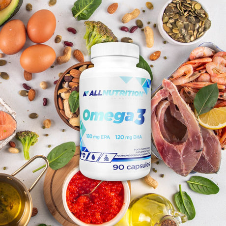 Omega 3 ALLNUTRITION: Vitalitate de durată și claritate mentală. Investește în tine!