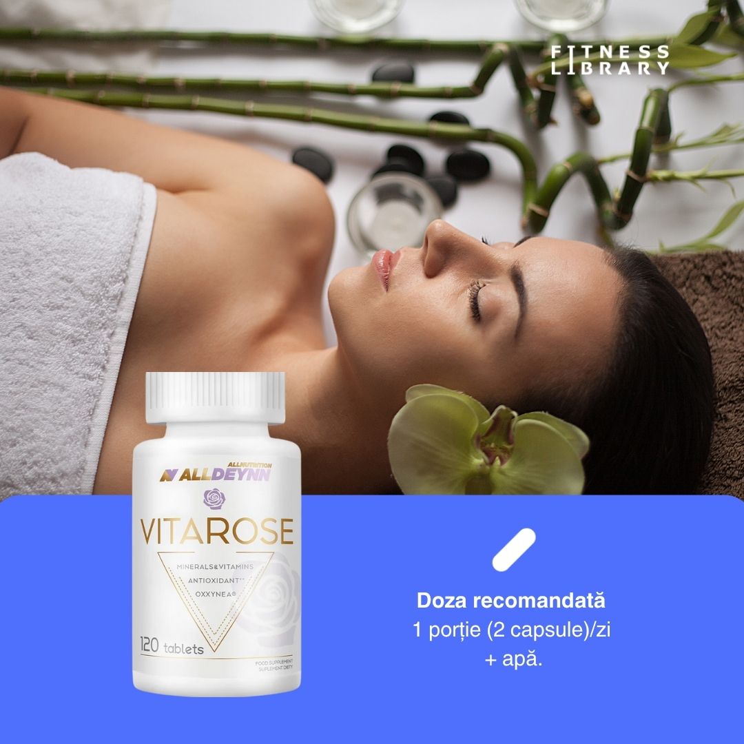 Vitamine Vitarose ALLDEYNN: energie radiantă, imunitate puternică, frumusețe naturală.