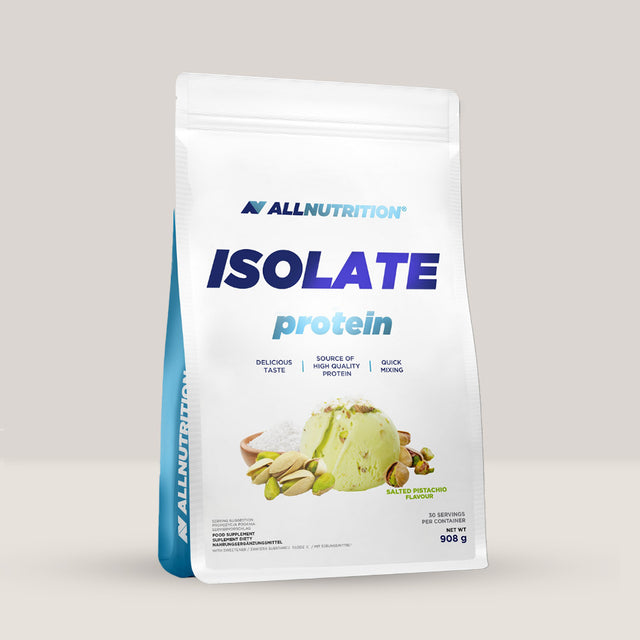 ALLNUTRITION 100% Whey Isolate, pudră proteică, 908g, 30 de serviri.