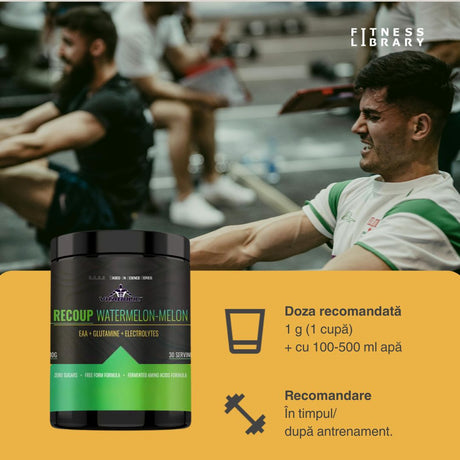 Recuperare musculară rapidă și performanță maximă cu EAA Recoup de la Vitabolic.