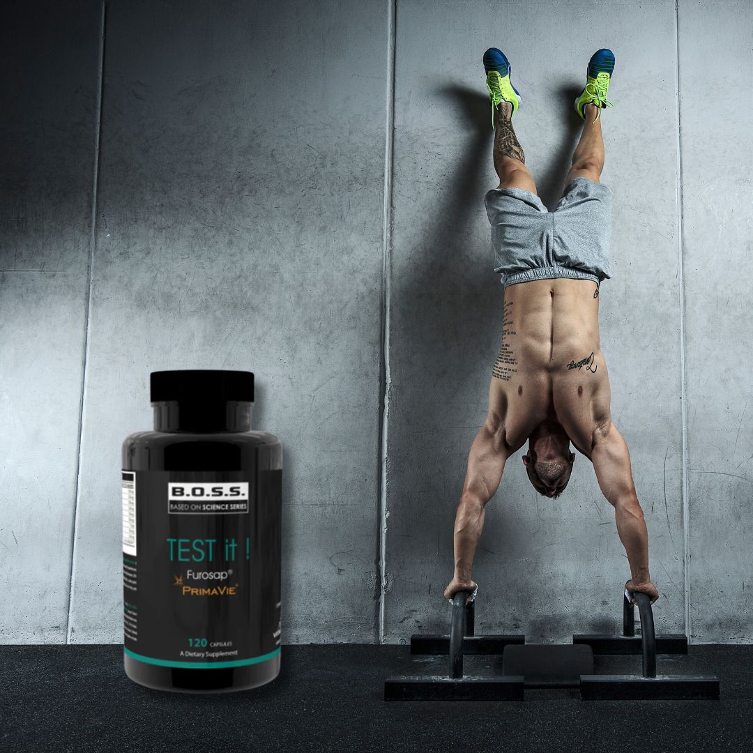 Vitalitate masculină. Performanță de top. TEST it! de la VITABOLIC.