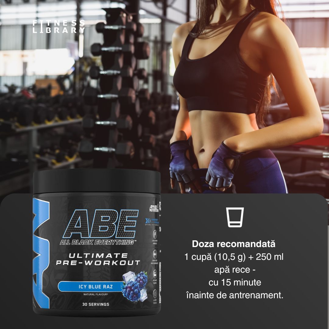 Deblochează-ți potențialul maxim. Energie explozivă, concentrare de neclintit, putere amplificată.  Sculptează-ți corpul și mintea visate. ABE.