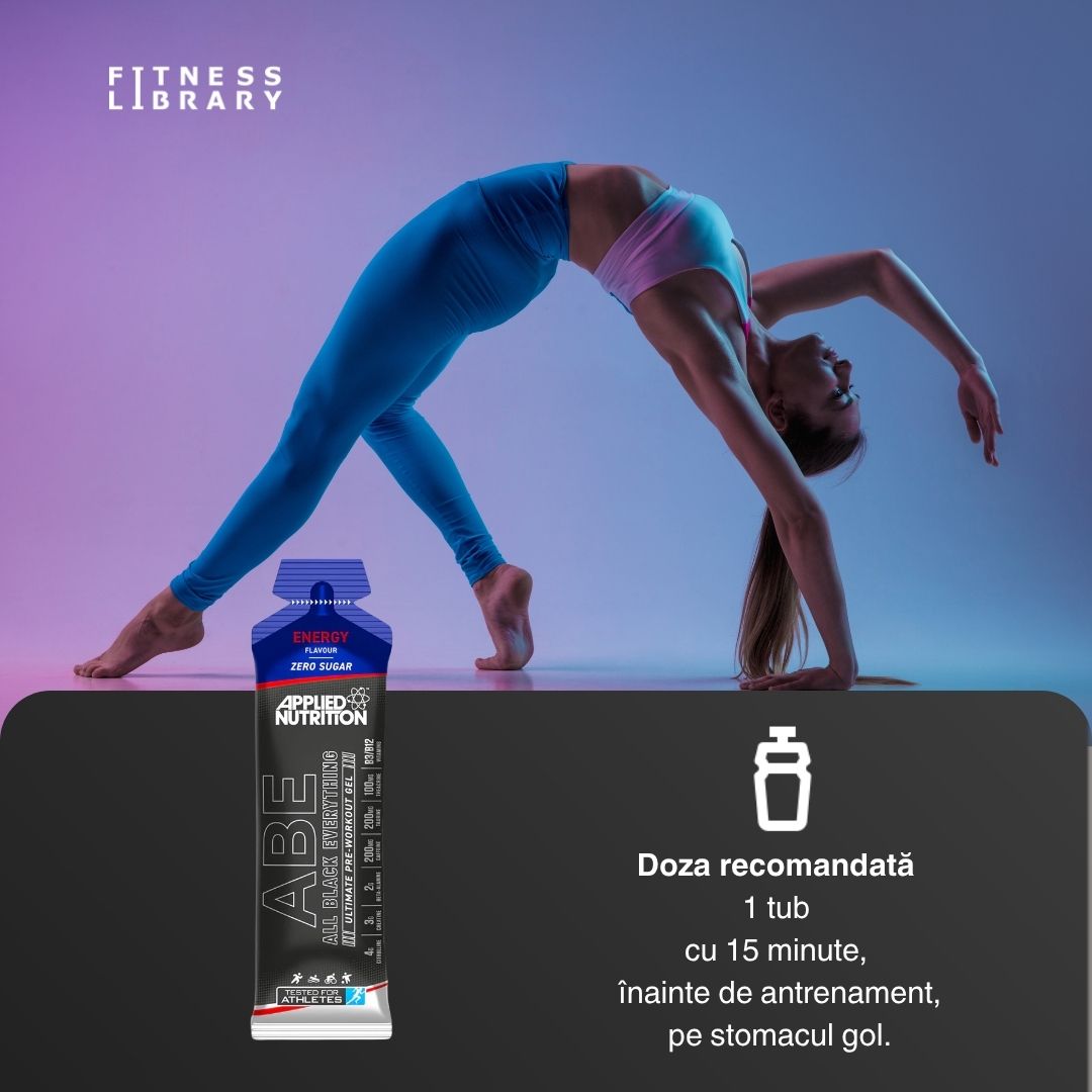 Energie instant + focus maxim. ABE Pre-Workout Gel: Performanță absolută.
