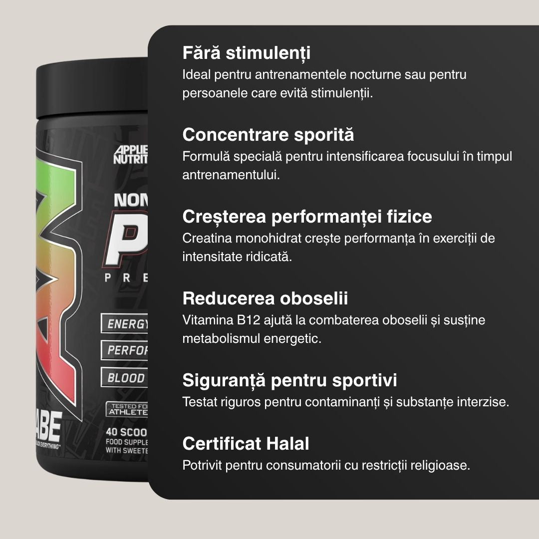 ABE PUMP: Concentrare laser, pompare explozivă, anduranță nelimitată. Fără stimulenți. Descoperă-ți potențialul.