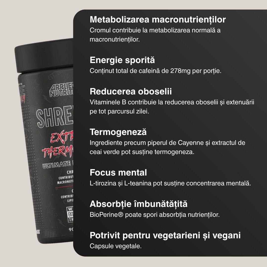 Siluetă ideală cu ABE Shred X. Energie, focus, transformare vizibilă.