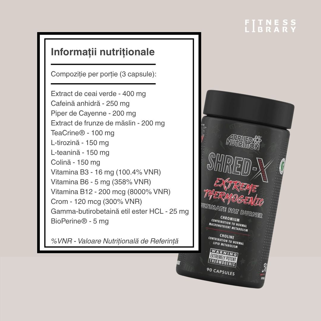 Siluetă ideală și energie infinită cu ABE Shred X. Transformă-te!