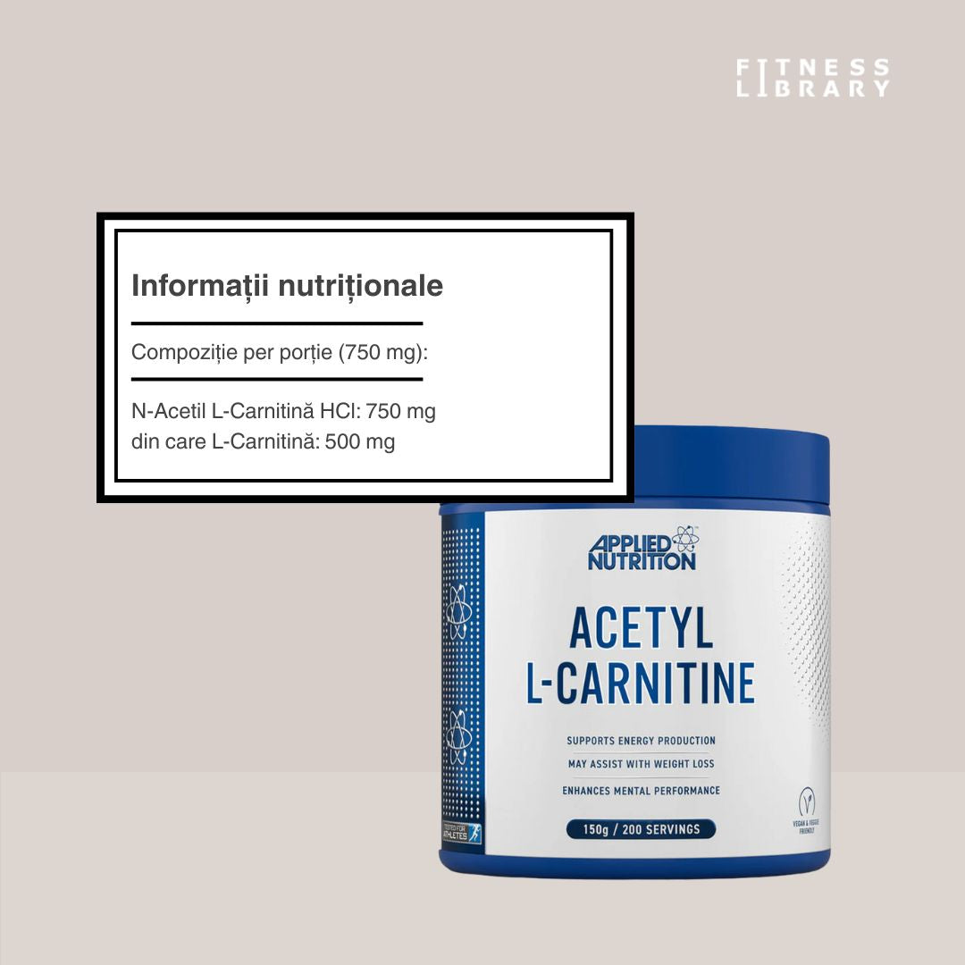 Energie vibrantă și claritate mentală cu Acetyl L-Carnitine. Trăiește la maximum!