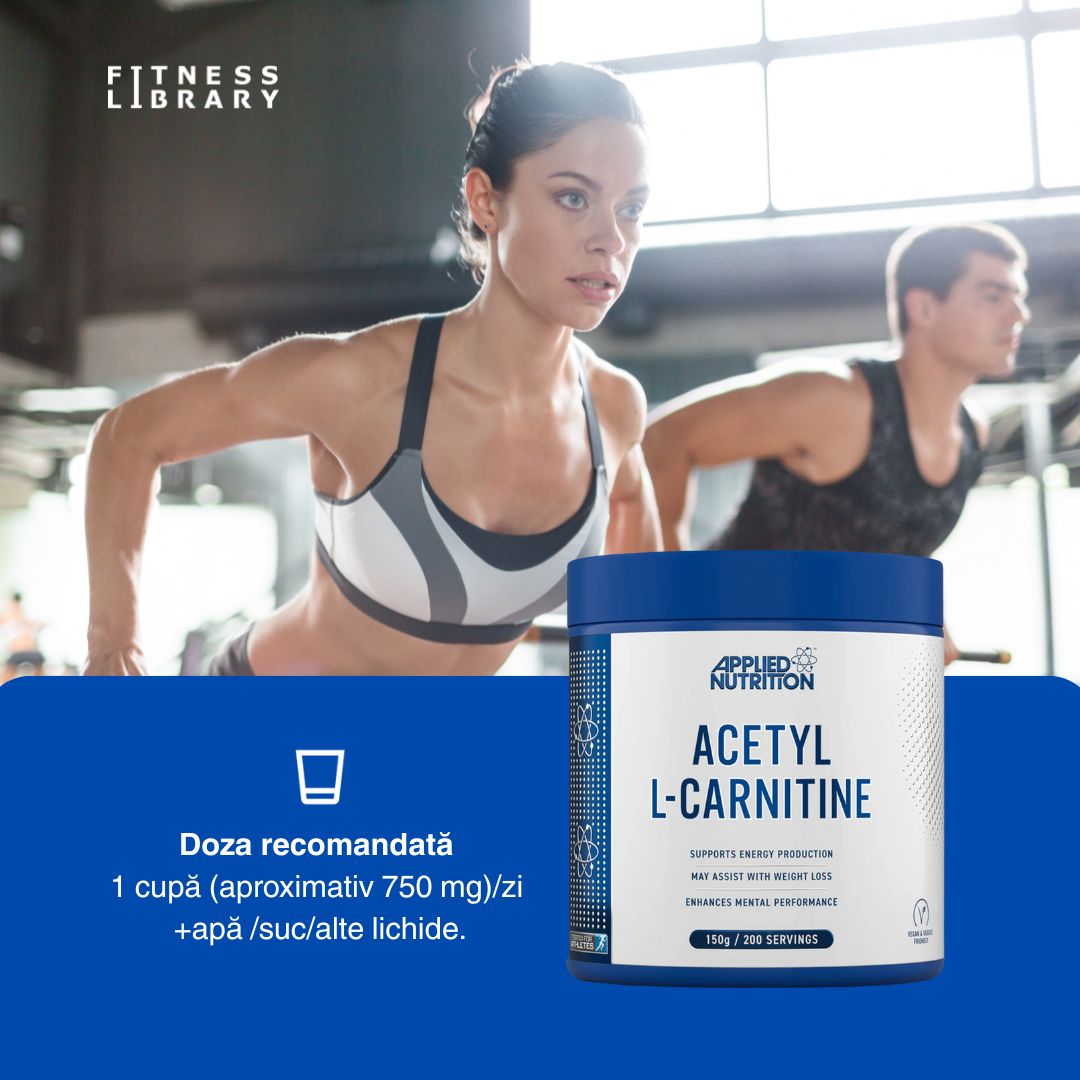 Performanță optimă și claritate mentală cu Acetyl L-Carnitine de la Applied Nutrition.