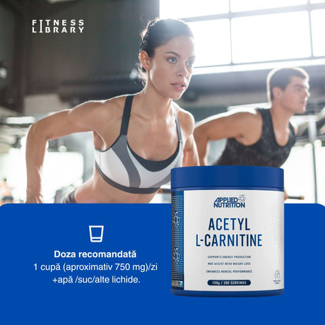 Performanță optimă și claritate mentală cu Acetyl L-Carnitine de la Applied Nutrition.