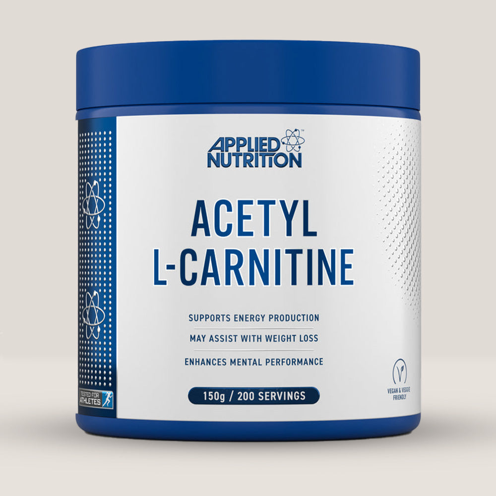 Cutie de Acetyl L-Carnitine de la APPLIED NUTRITION. 150 grame și 200 de serviri!