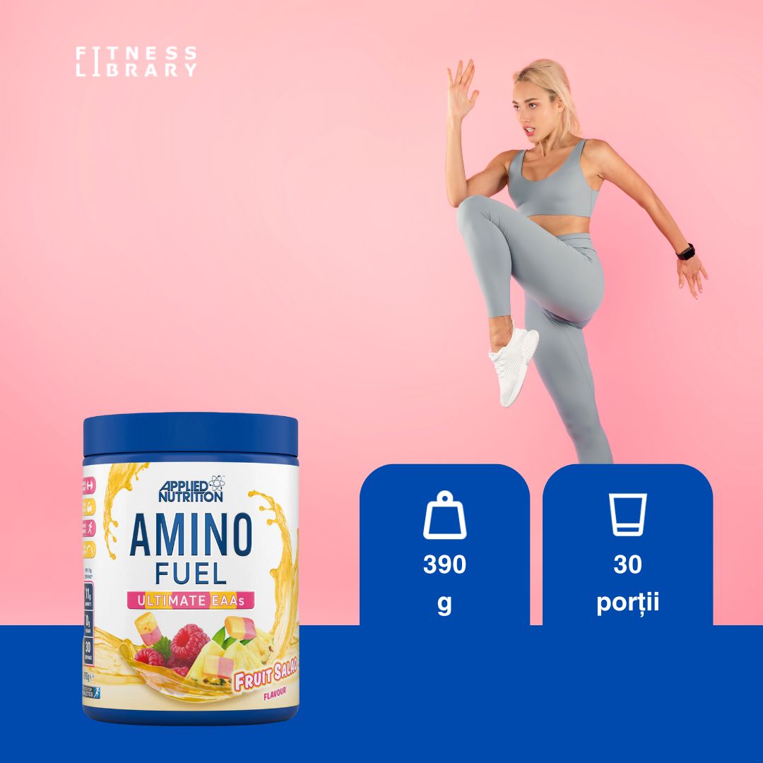 Performanță amplificată. Recuperare rapidă. Amino Fuel - Corpul tău ideal.