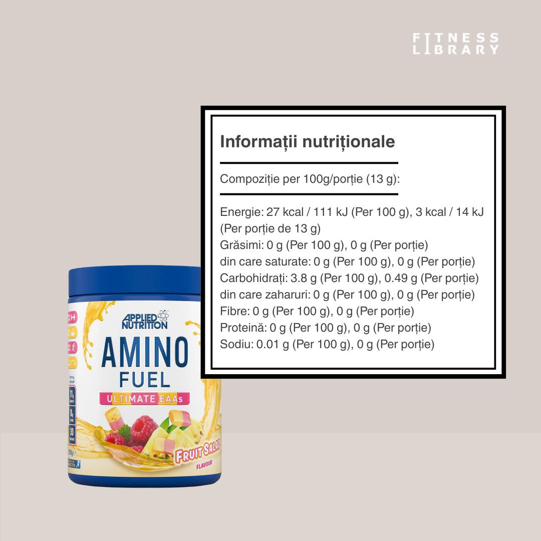 Recuperare musculară rapidă cu Amino Fuel. Depășește-ți limitele.